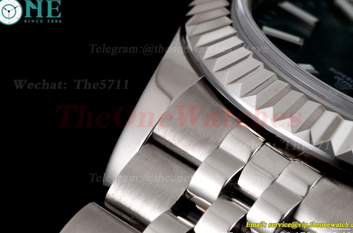 GMF Green SS Stk A2671 279174 904L 28MM Datejust Jub SS 0413